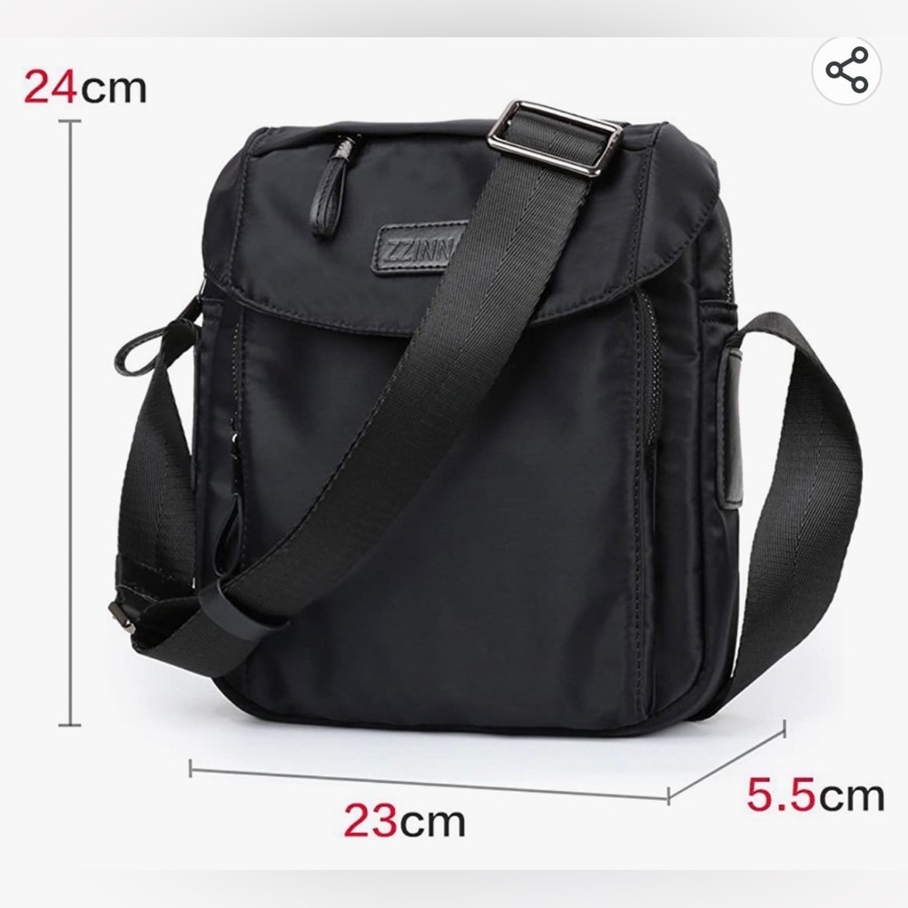 ZZINNA light weight messenger bag for man & woman - Picture 3 of 5